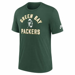 Nike Green Bay Packers Favorable Timeline Tri-Blend T-Shirt Green