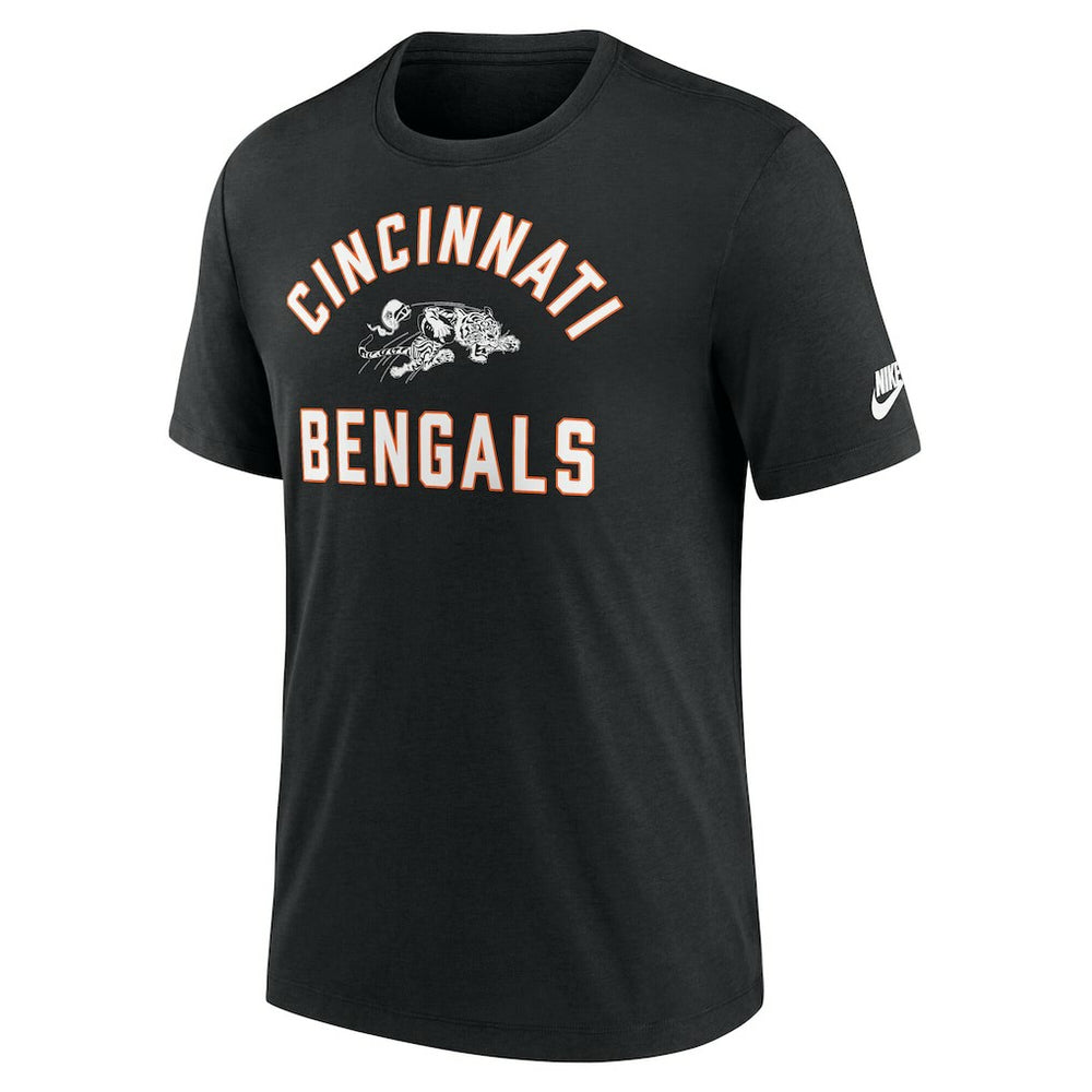 Nike Cincinnati Bengals Favorable Timeline Tri-Blend T-Shirt Black