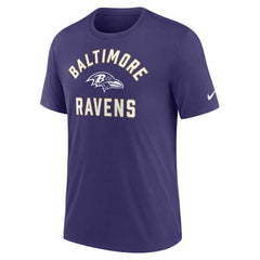 Nike Baltimore Ravens Favorable Timeline Tri-Blend T-Shirt Purple