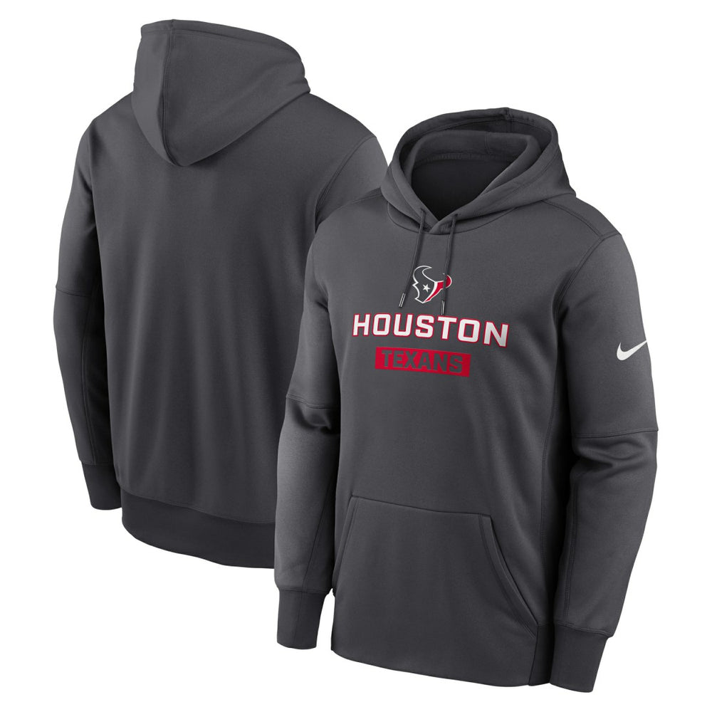Nike Houston Texans Toss Sweep Performance Pullover Hoodie Anthracite