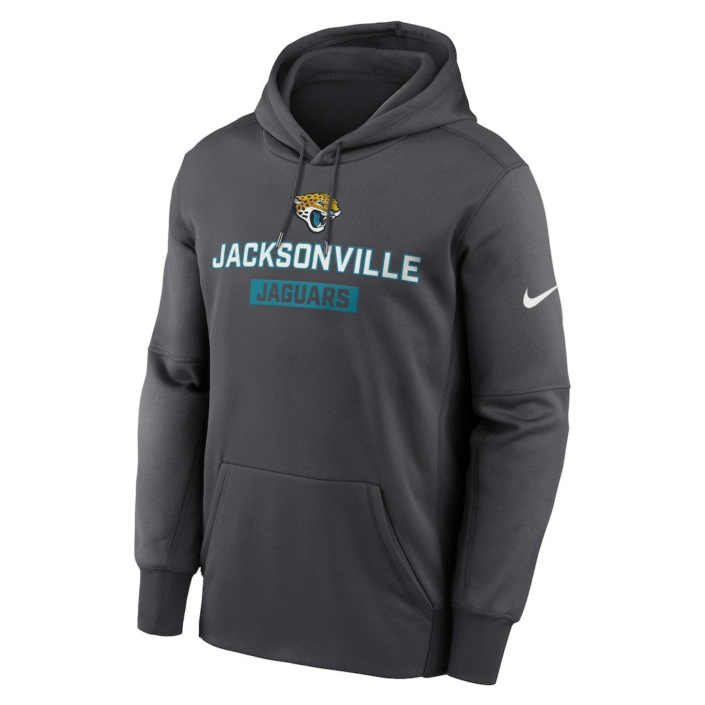Nike Jacksonville Jaguars Toss Sweep Performance Pullover Hoodie Anthracite