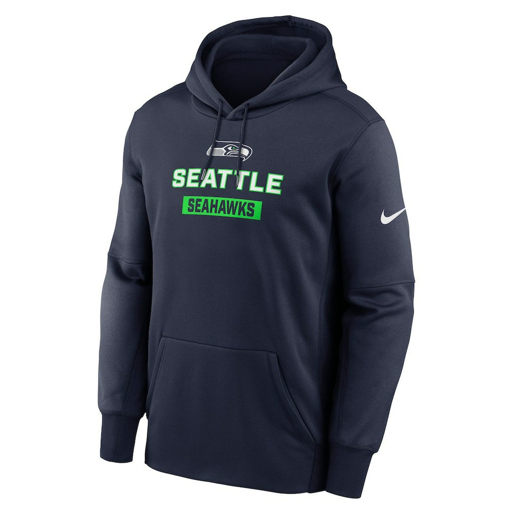 Nike Seattle Seahawks Toss Sweep Performance Pullover Hoodie College Navy