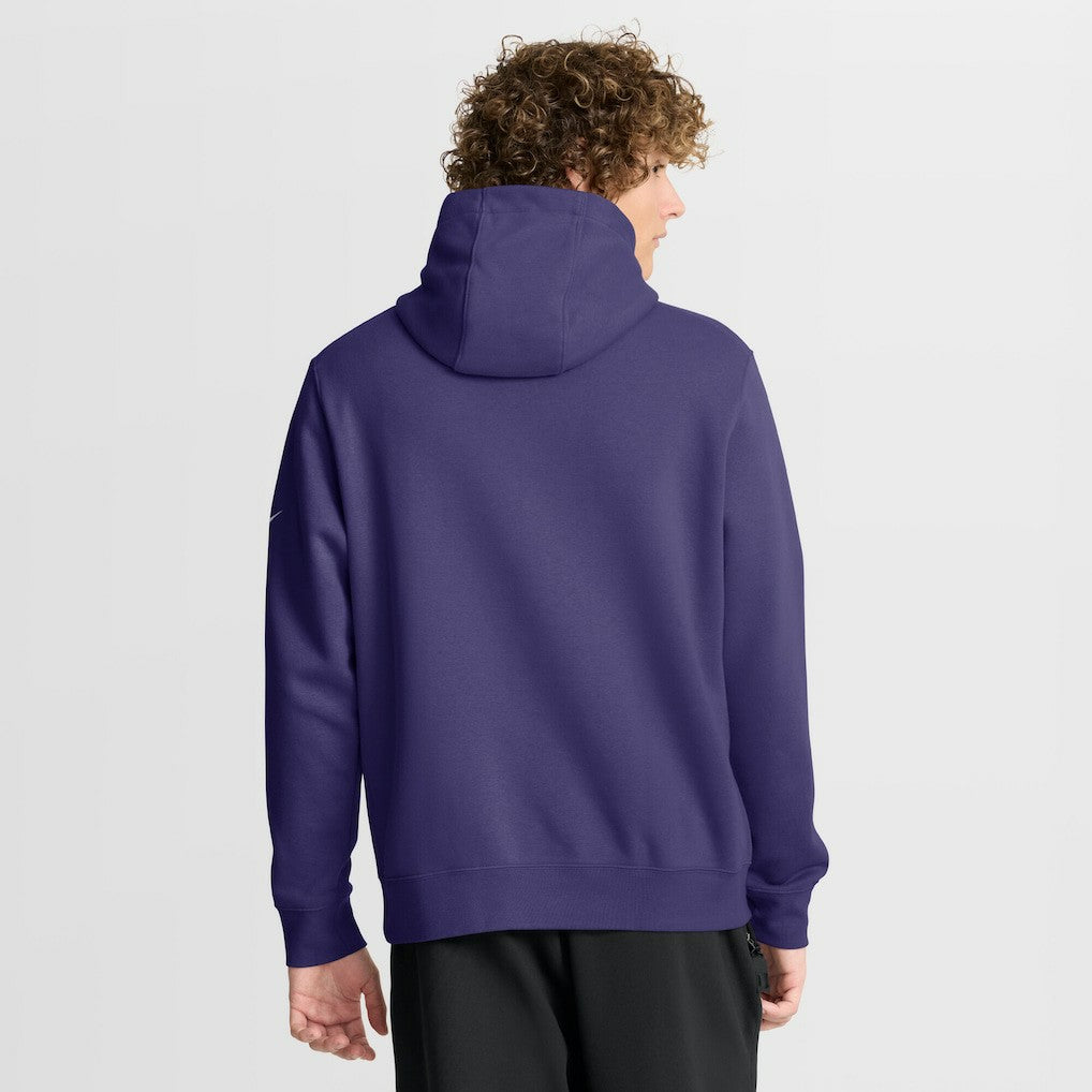 Nike Baltimore Ravens Busted Play Club Fleece Pullover Hoodie Purple
