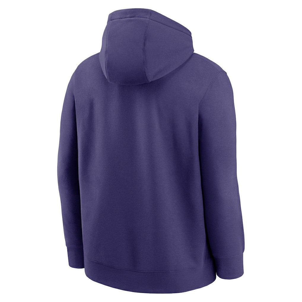 Nike Baltimore Ravens Busted Play Club Fleece Pullover Hoodie Purple