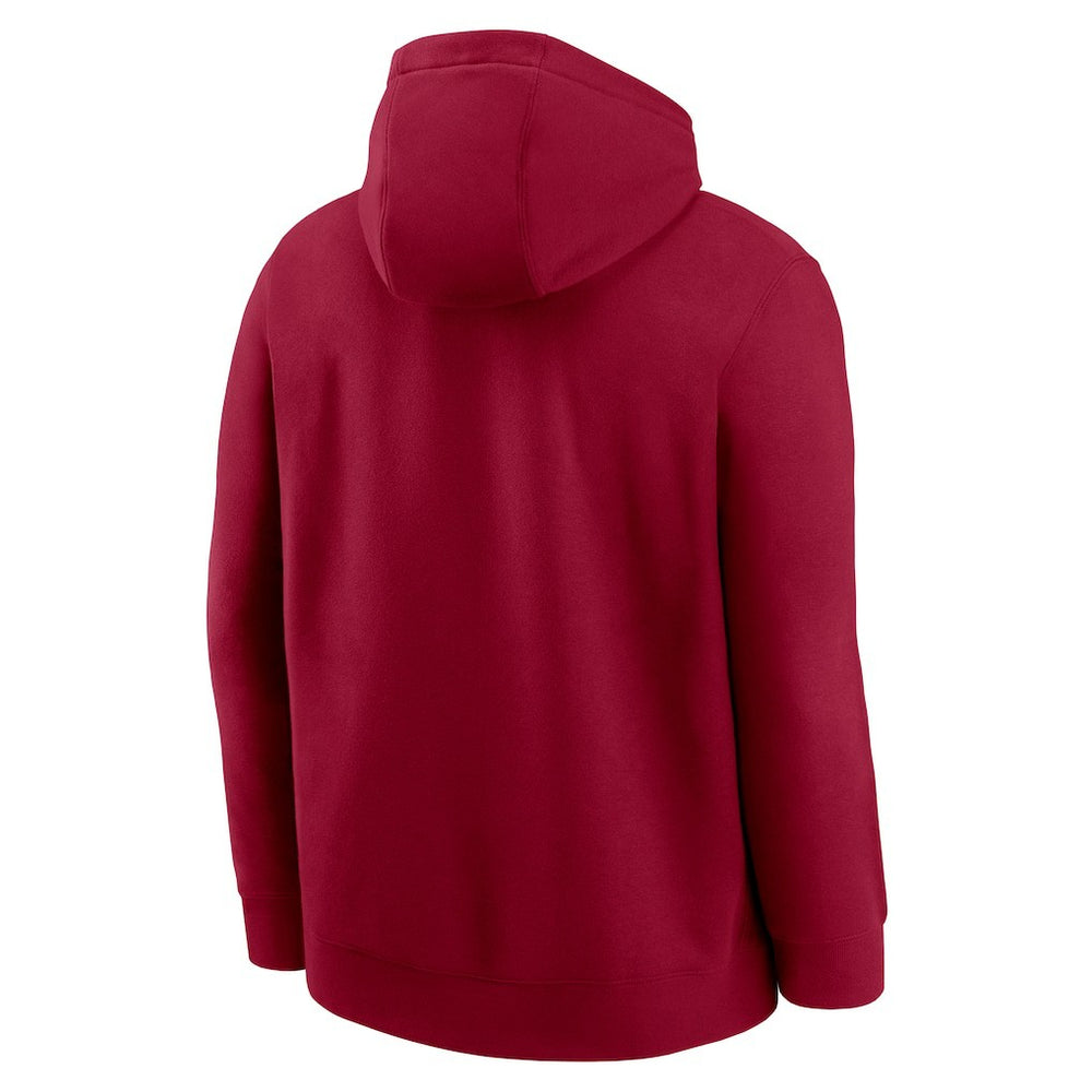 Nike Washington Commanders Busted Play Club Fleece Pullover Hoodie Burgundy