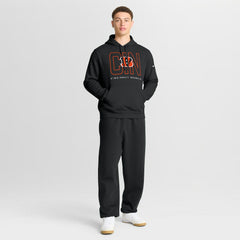 Nike Cincinnati Bengals Busted Play Club Fleece Pullover Hoodie Black