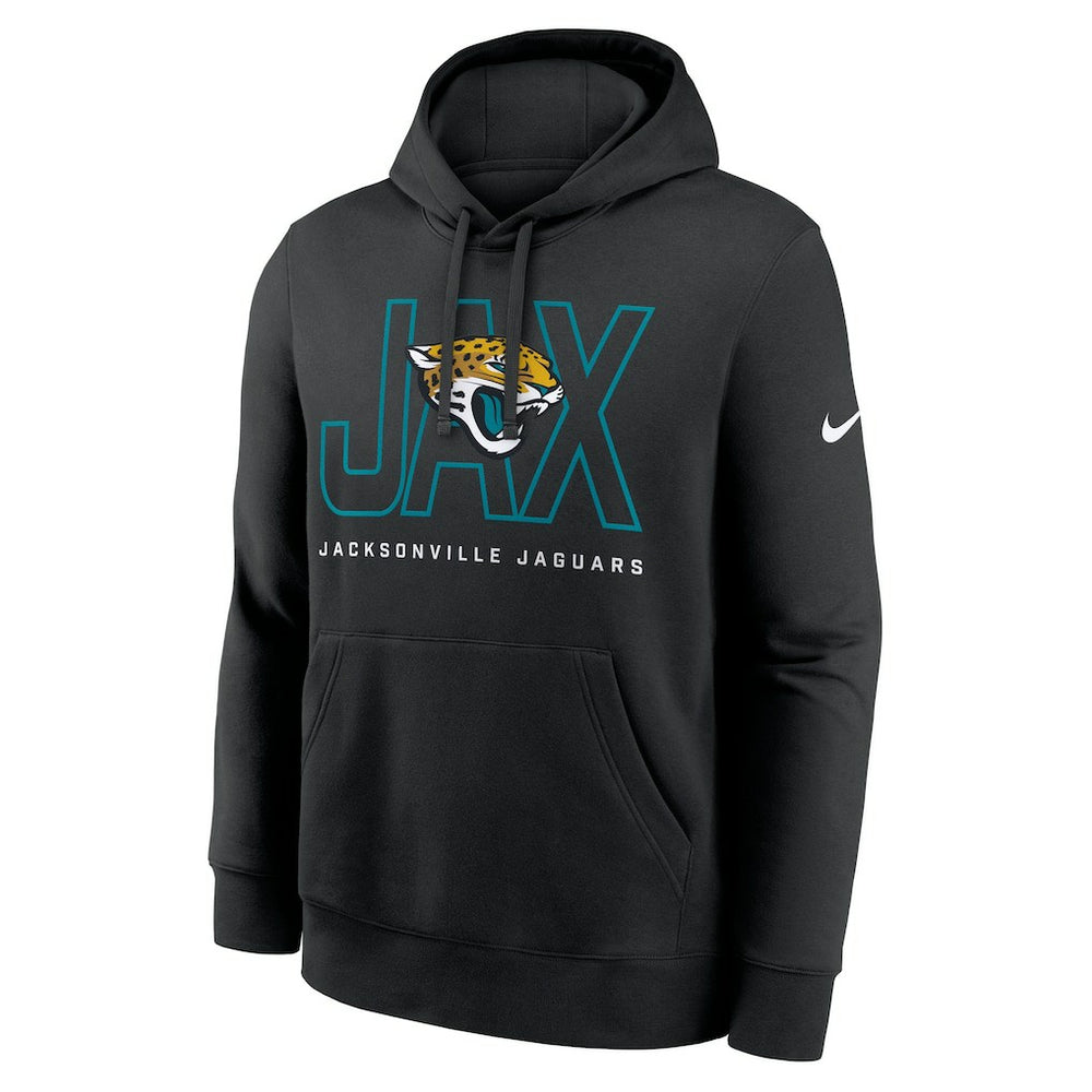 Nike Jacksonville Jaguars Busted Play Club Fleece Pullover Hoodie Black