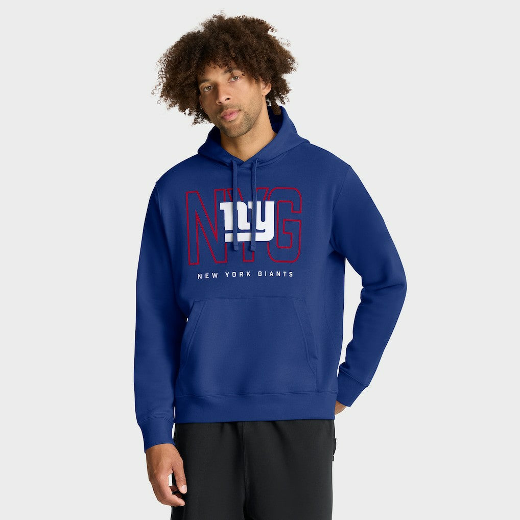 Nike New York Giants Busted Play Club Fleece Pullover Hoodie Royal