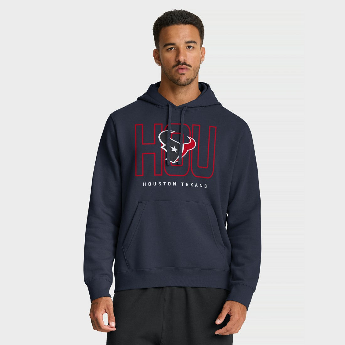 Nike Houston Texans Busted Play Club Fleece Pullover Hoodie Navy