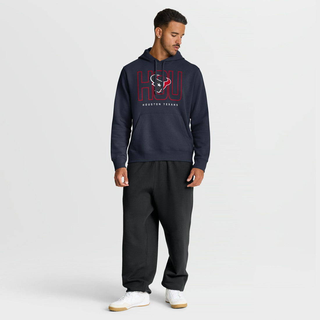Nike Houston Texans Busted Play Club Fleece Pullover Hoodie Navy