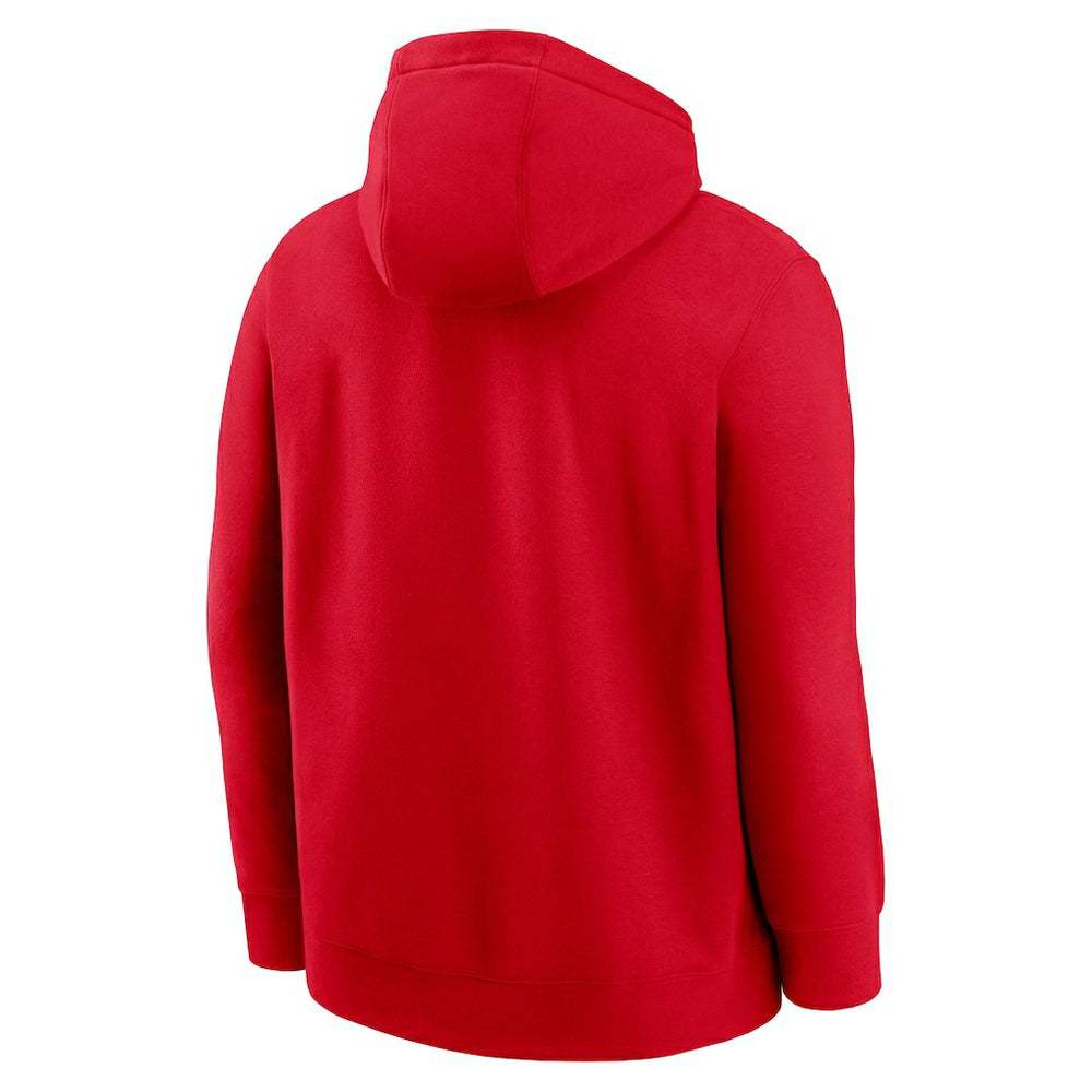 Nike Kansas City Chiefs Busted Play Club Fleece Pullover Hoodie Red