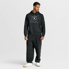 Nike Las Vegas Raiders Busted Play Club Fleece Pullover Hoodie Black