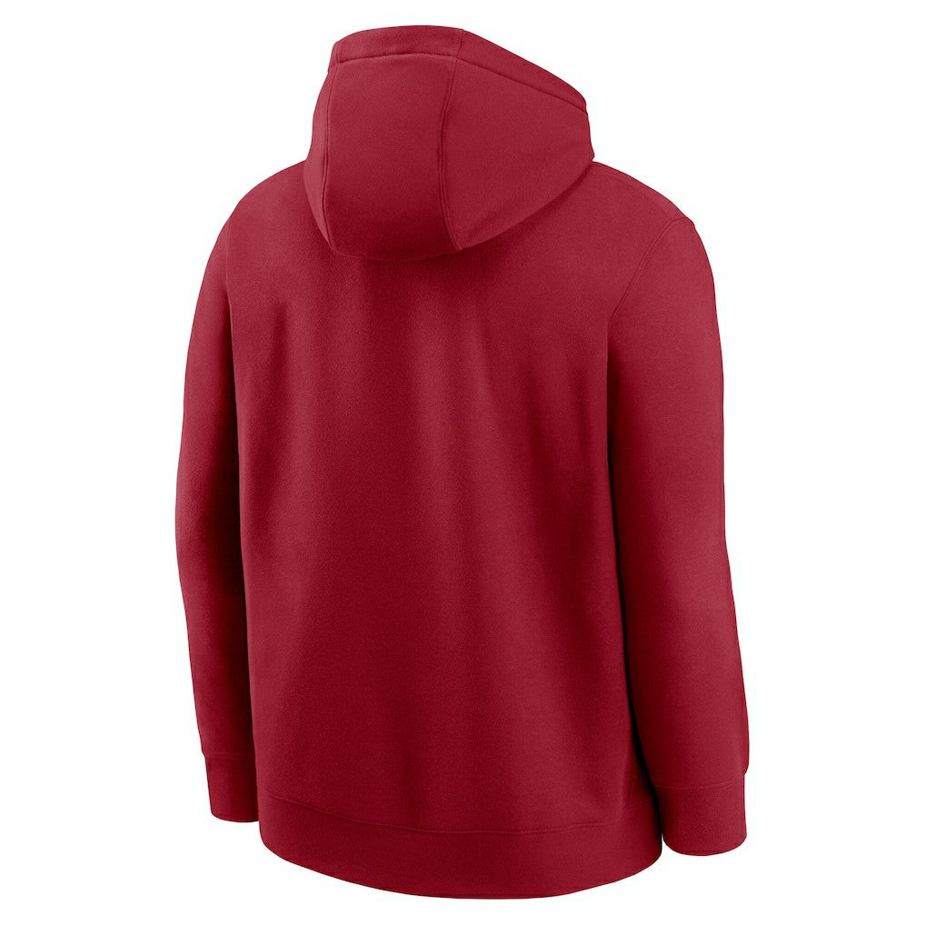 Nike Arizona Cardinals Busted Play Club Fleece Pullover Hoodie Cardinal