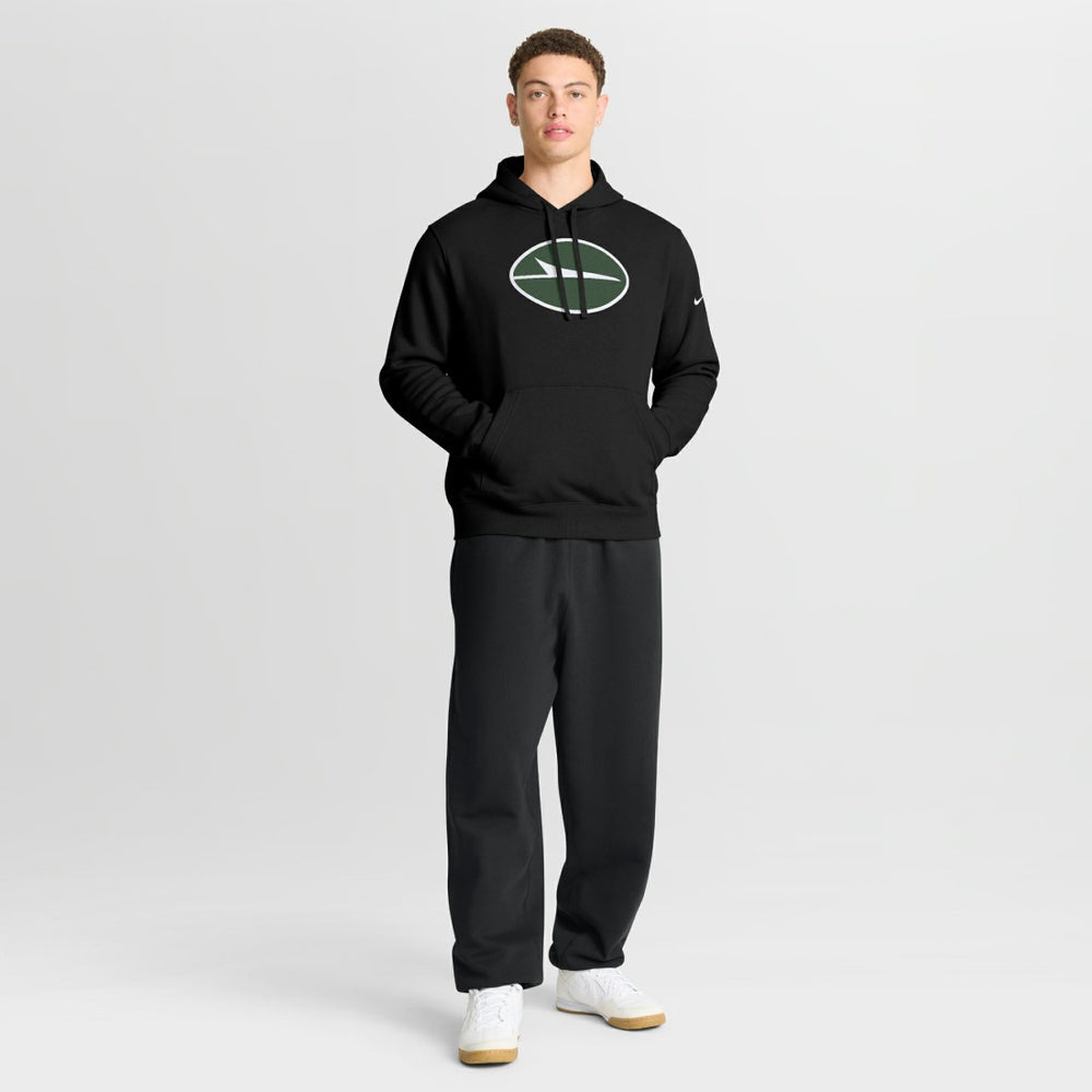 Nike New York Jets Club Fleece Pullover Hoodie Black