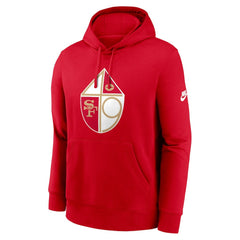 Nike San Francisco 49ers Club Fleece Pullover Hoodie Scarlet