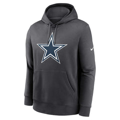 Nike Dallas Cowboys Club Fleece Pullover Hoodie Anthracite