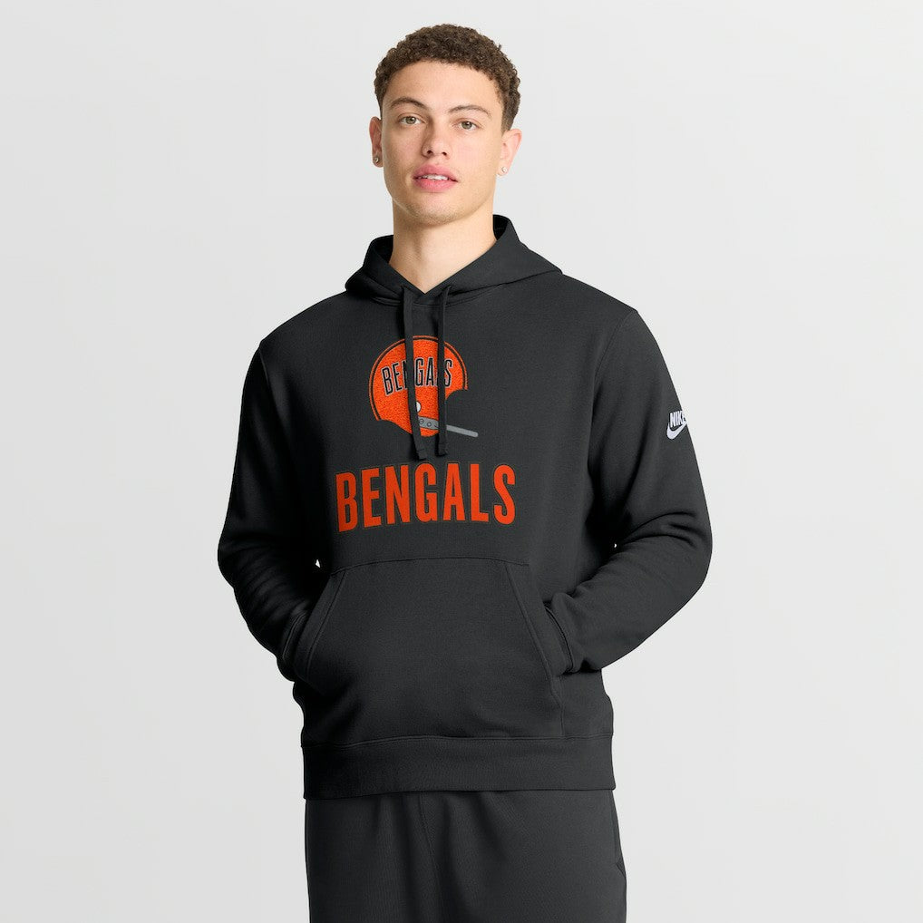 Nike Cincinnati Bengals Best Season Rewind Club Pullover Hoodie Black