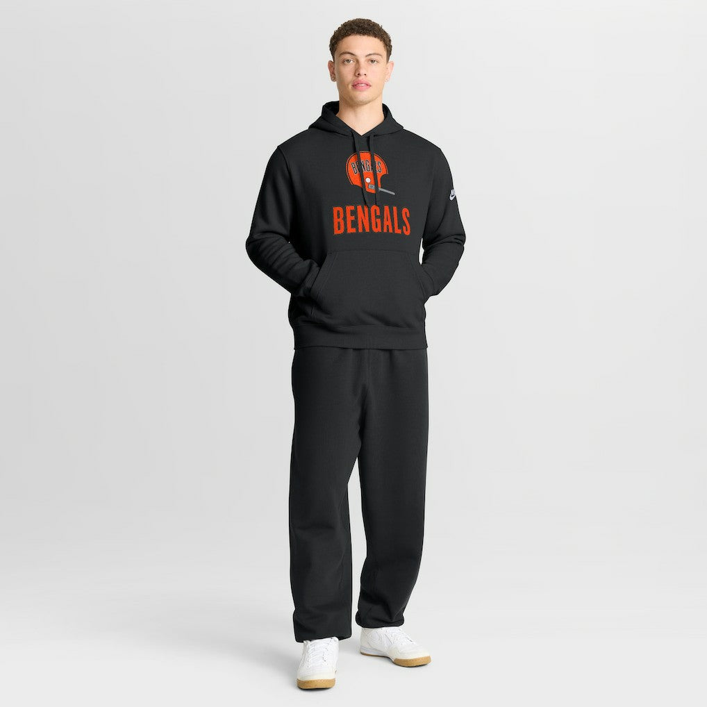 Nike Cincinnati Bengals Best Season Rewind Club Pullover Hoodie Black