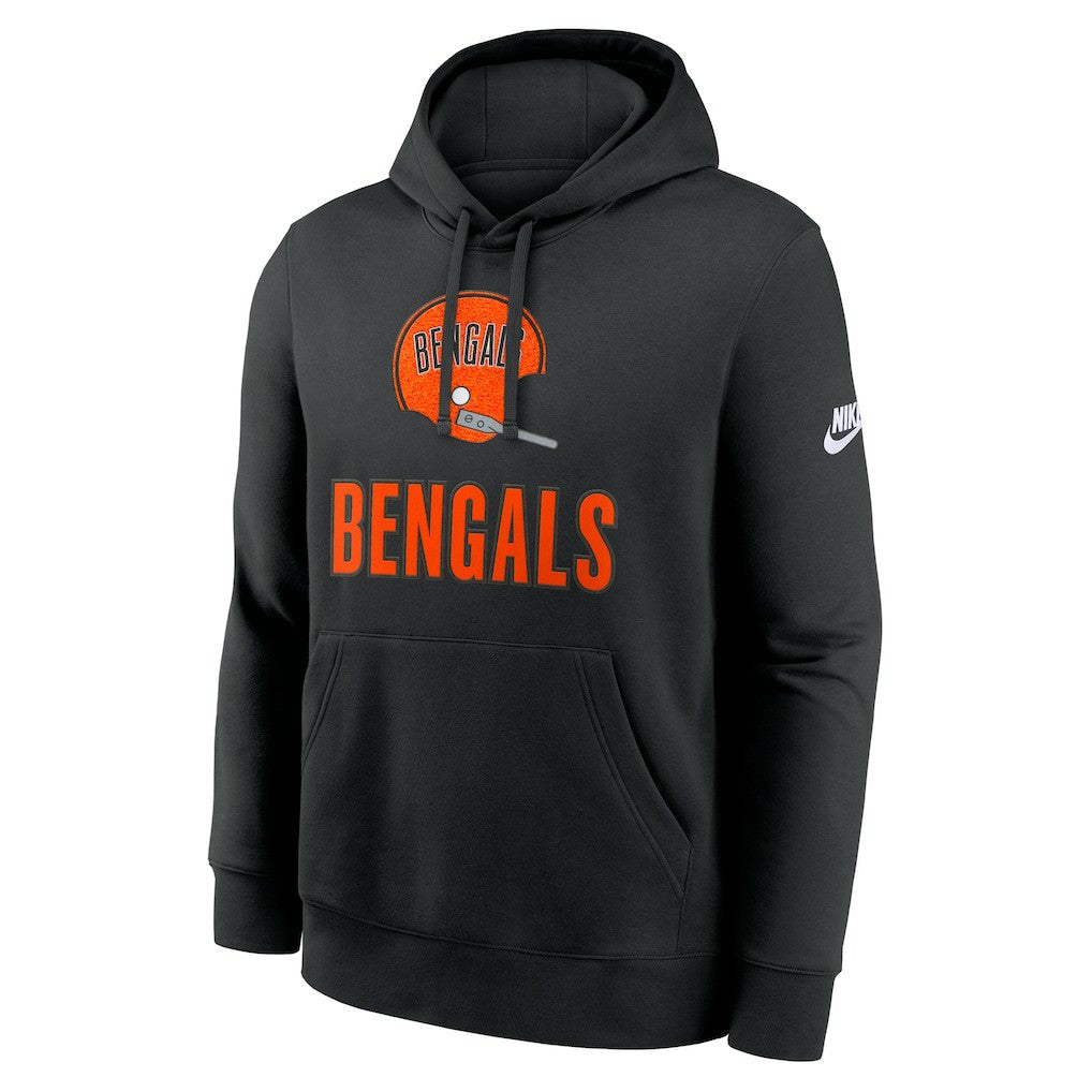 Nike Cincinnati Bengals Best Season Rewind Club Pullover Hoodie Black