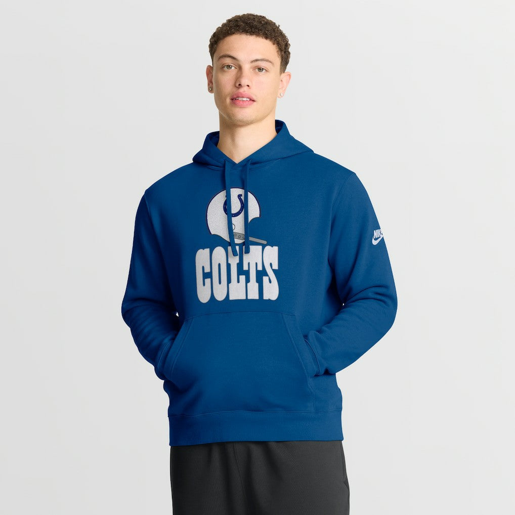 Nike Indianapolis Colts Best Season Rewind Club Pullover Hoodie Royal