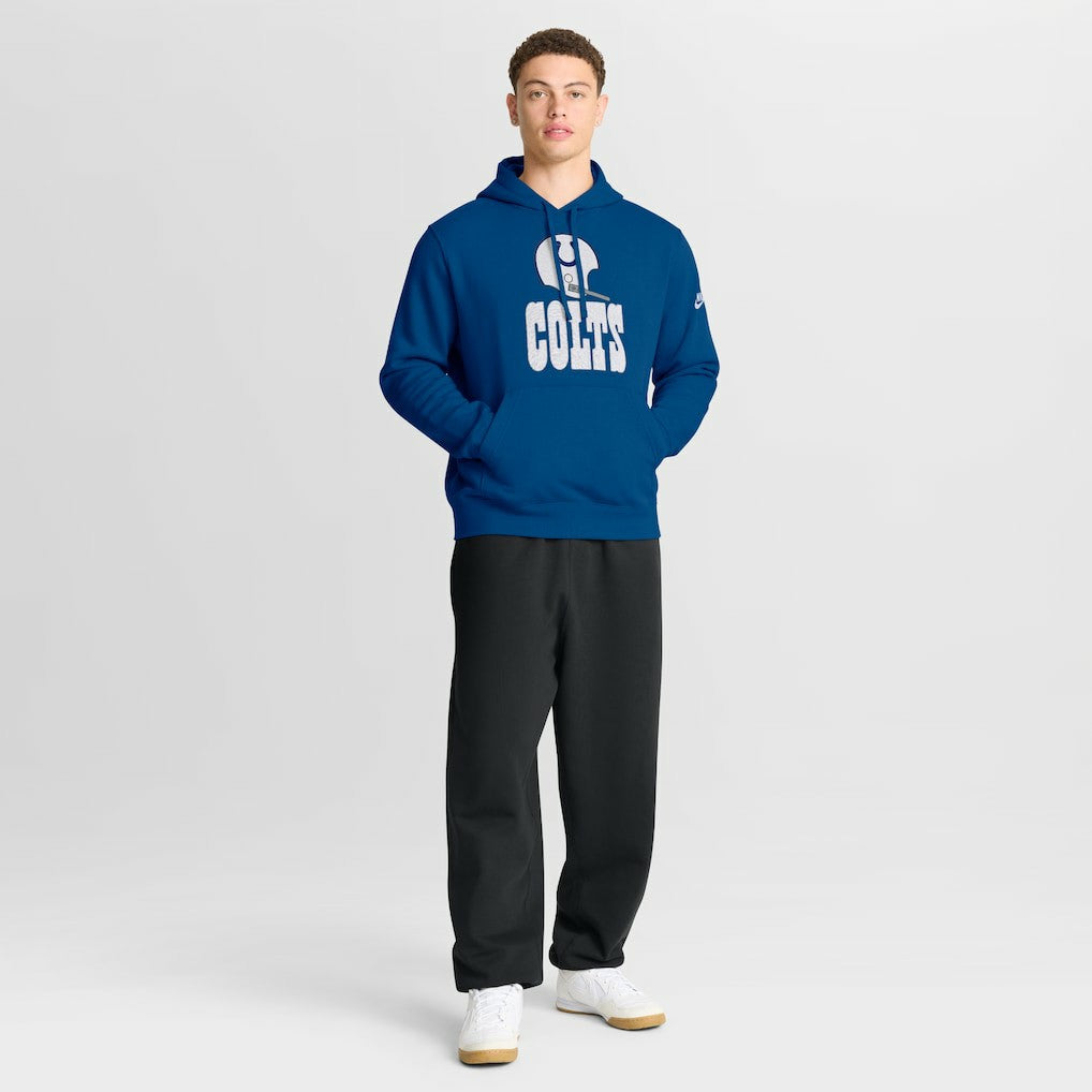 Nike Indianapolis Colts Best Season Rewind Club Pullover Hoodie Royal