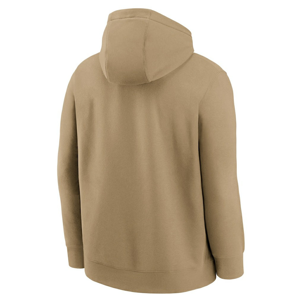 Nike Kansas City Chiefs Best Season Rewind Club Pullover Hoodie Tan