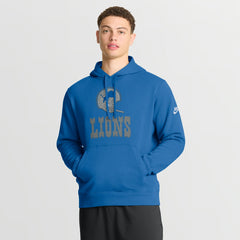Nike Detroit Lions Best Season Rewind Club Pullover Hoodie Royal