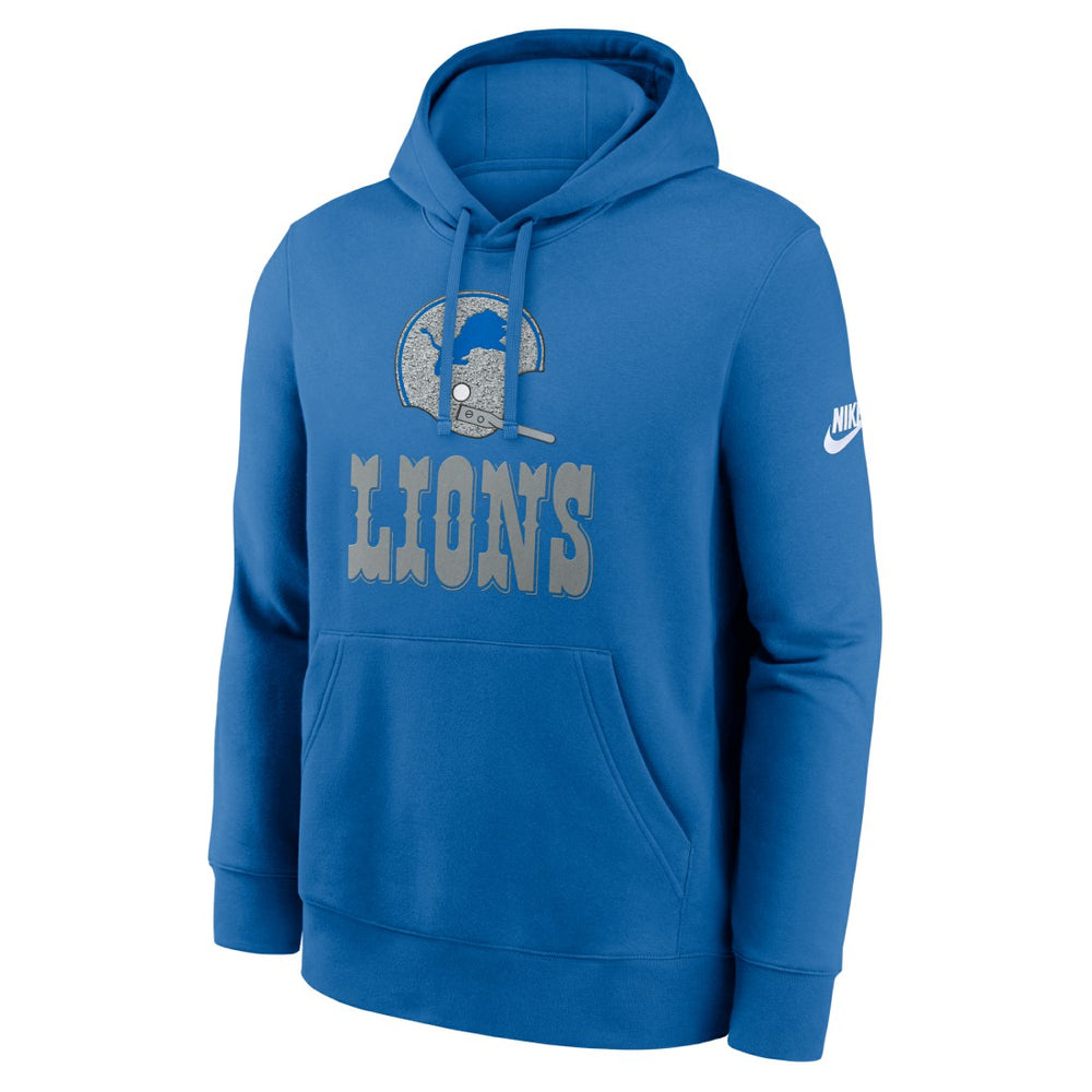 Nike Detroit Lions Best Season Rewind Club Pullover Hoodie Royal