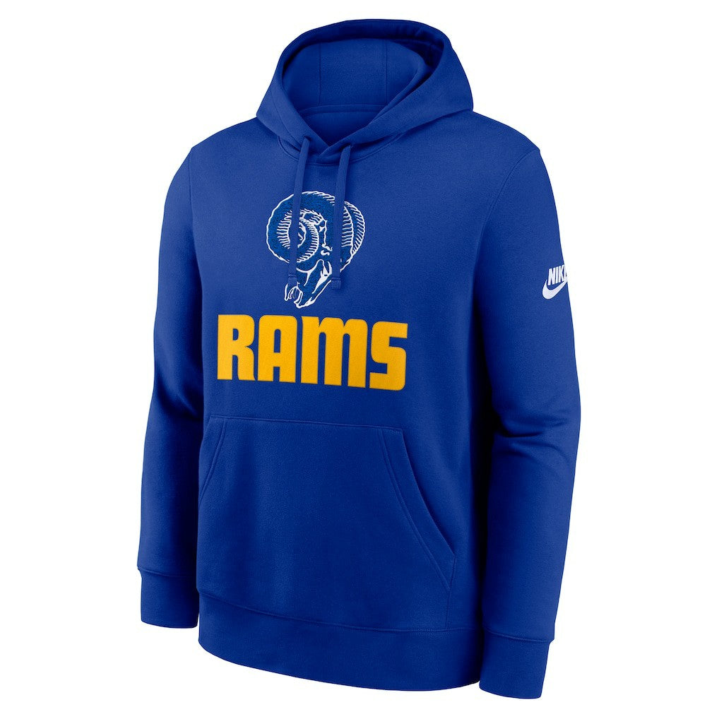 Nike Los Angeles Rams Best Season Rewind Club Pullover Hoodie Royal