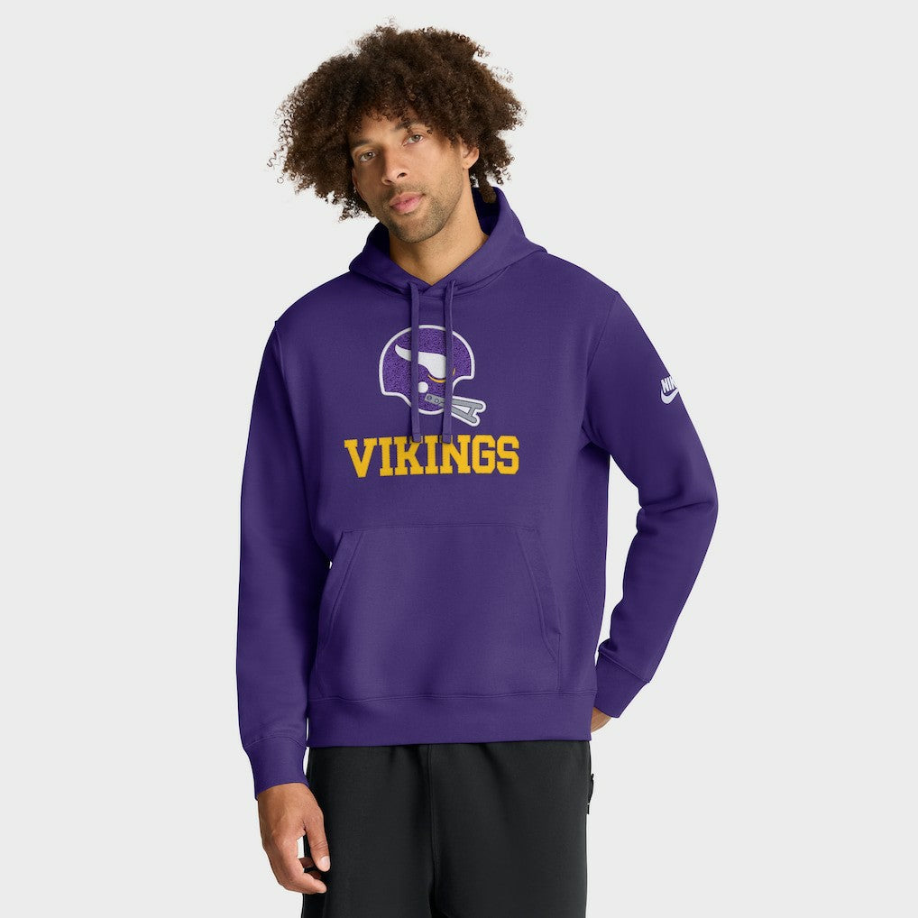 Nike Minnesota Vikings Best Season Rewind Club Pullover Hoodie Purple