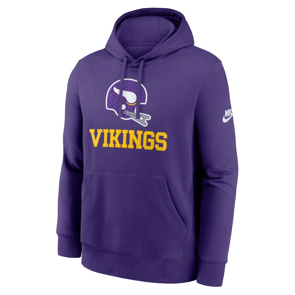 Nike Minnesota Vikings Best Season Rewind Club Pullover Hoodie Purple