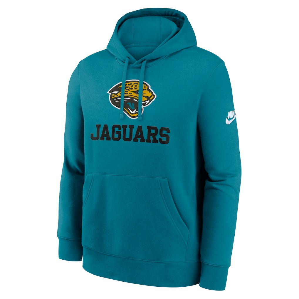 Nike Jacksonville Jaguars Best Season Rewind Club Pullover Hoodie Teal
