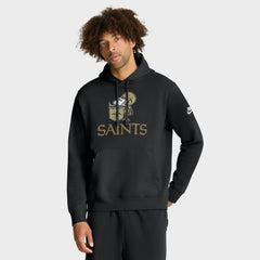 Nike New Orleans Saints Best Season Rewind Club Pullover Hoodie Black
