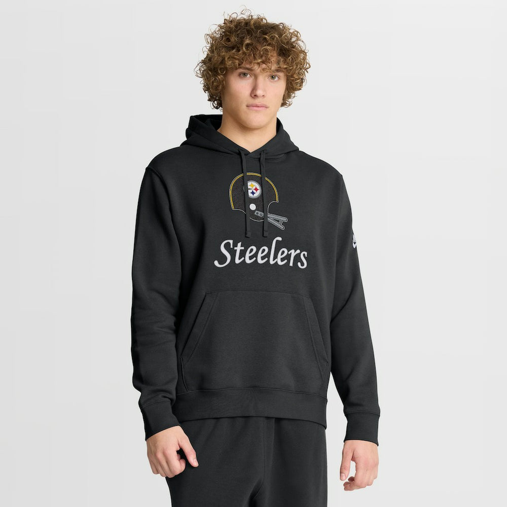 Nike Pittsburgh Steelers Best Season Rewind Club Pullover Hoodie Black