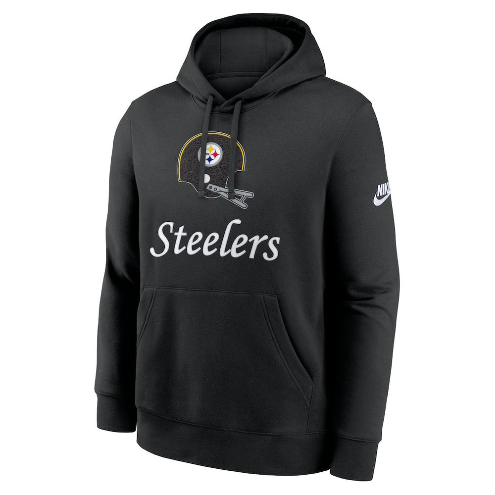 Nike Pittsburgh Steelers Best Season Rewind Club Pullover Hoodie Black