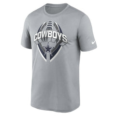 Nike Dallas Cowboys Legend Icon Performance T-Shirt Gray