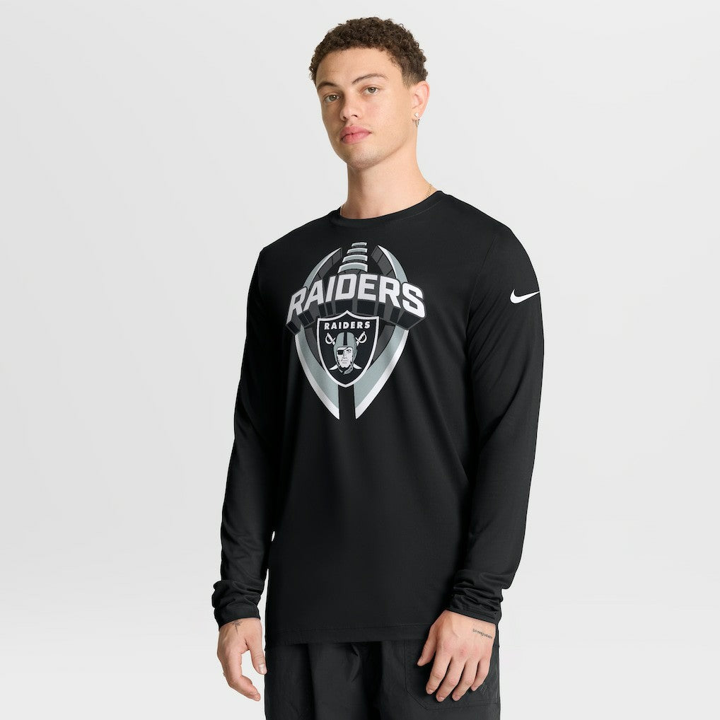 Nike Las Vegas Raiders Primetime Legend Icon Performance Long Sleeve T-Shirt Black