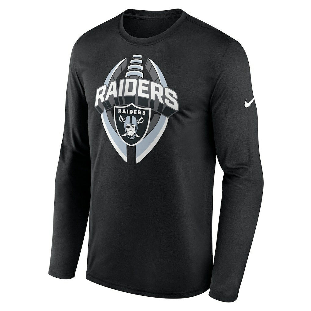 Nike Las Vegas Raiders Primetime Legend Icon Performance Long Sleeve T-Shirt Black
