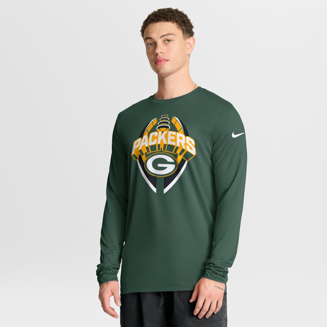 Nike Green Bay Packers Primetime Legend Icon Performance Long Sleeve T-Shirt Green
