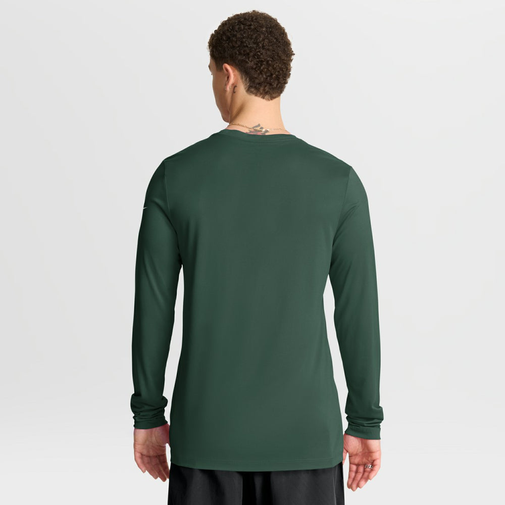 Nike Green Bay Packers Primetime Legend Icon Performance Long Sleeve T-Shirt Green