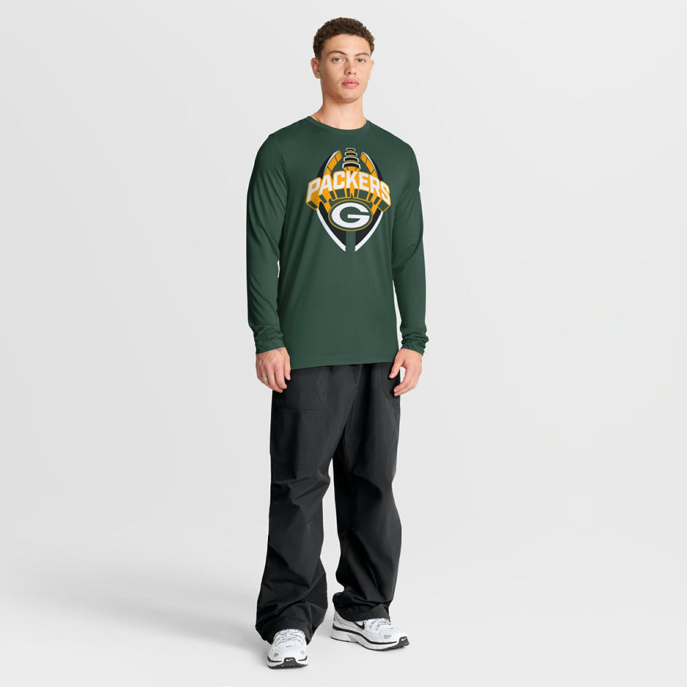 Nike Green Bay Packers Primetime Legend Icon Performance Long Sleeve T-Shirt Green