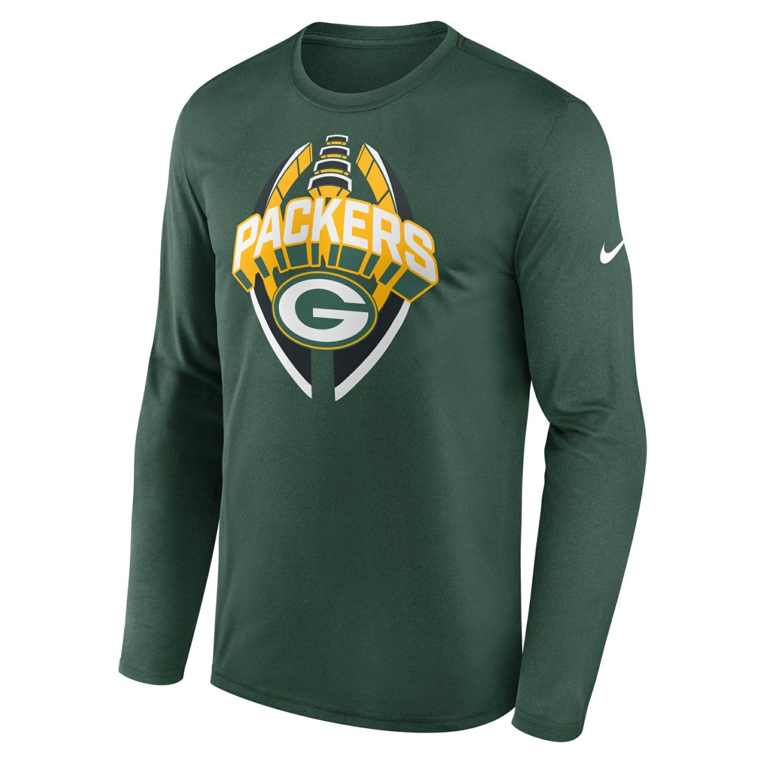 Nike Green Bay Packers Primetime Legend Icon Performance Long Sleeve T-Shirt Green