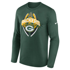 Nike Green Bay Packers Primetime Legend Icon Performance Long Sleeve T-Shirt Green