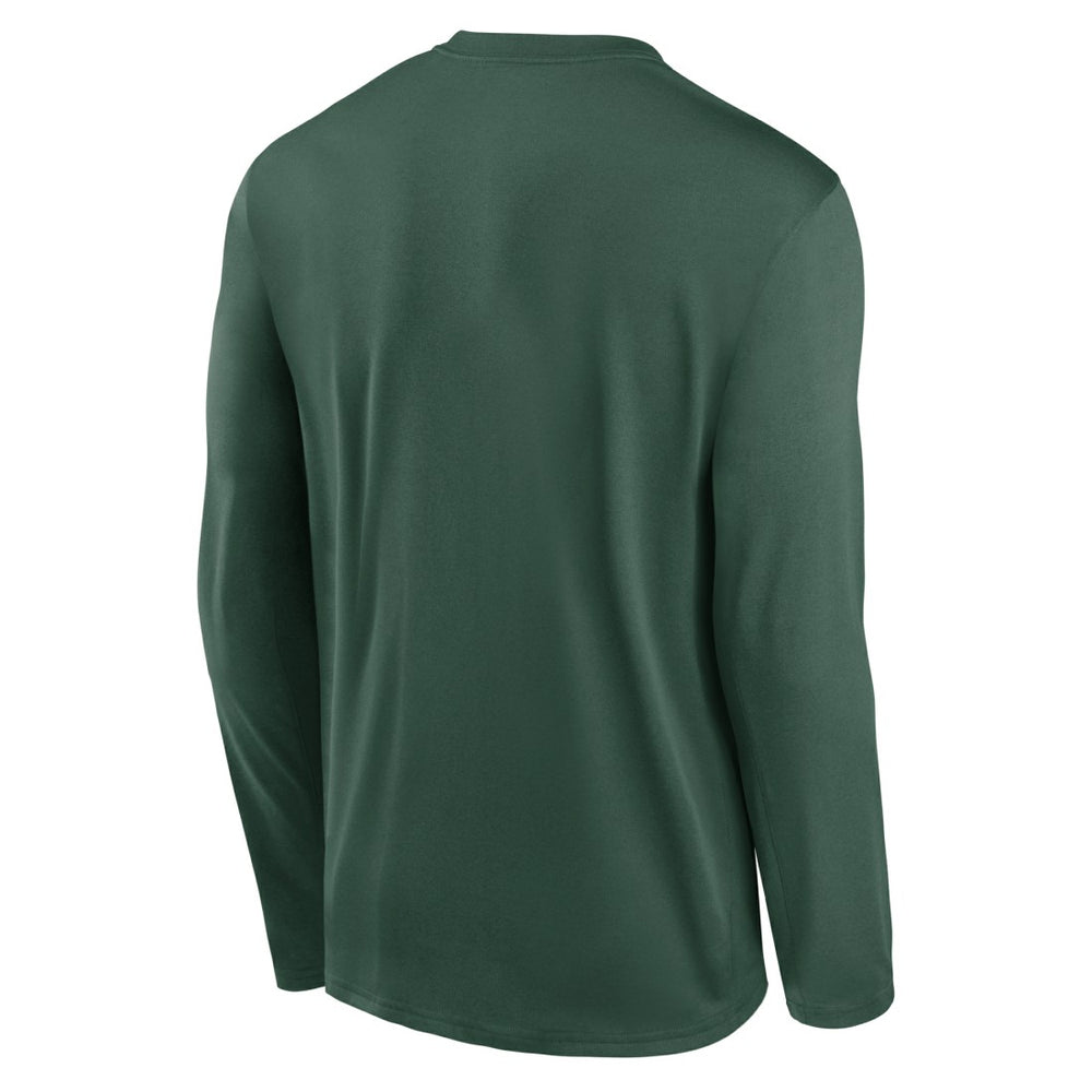 Nike Green Bay Packers Primetime Legend Icon Performance Long Sleeve T-Shirt Green