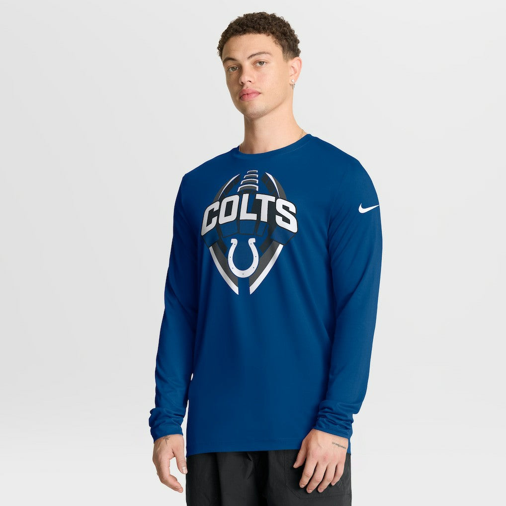 Nike Indianapolis Colts Primetime Legend Icon Performance Long Sleeve T-Shirt Royal
