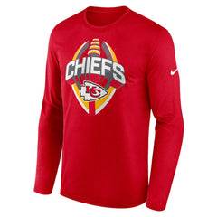 Nike Kansas City Chiefs Primetime Legend Icon Performance Long Sleeve T-Shirt Red