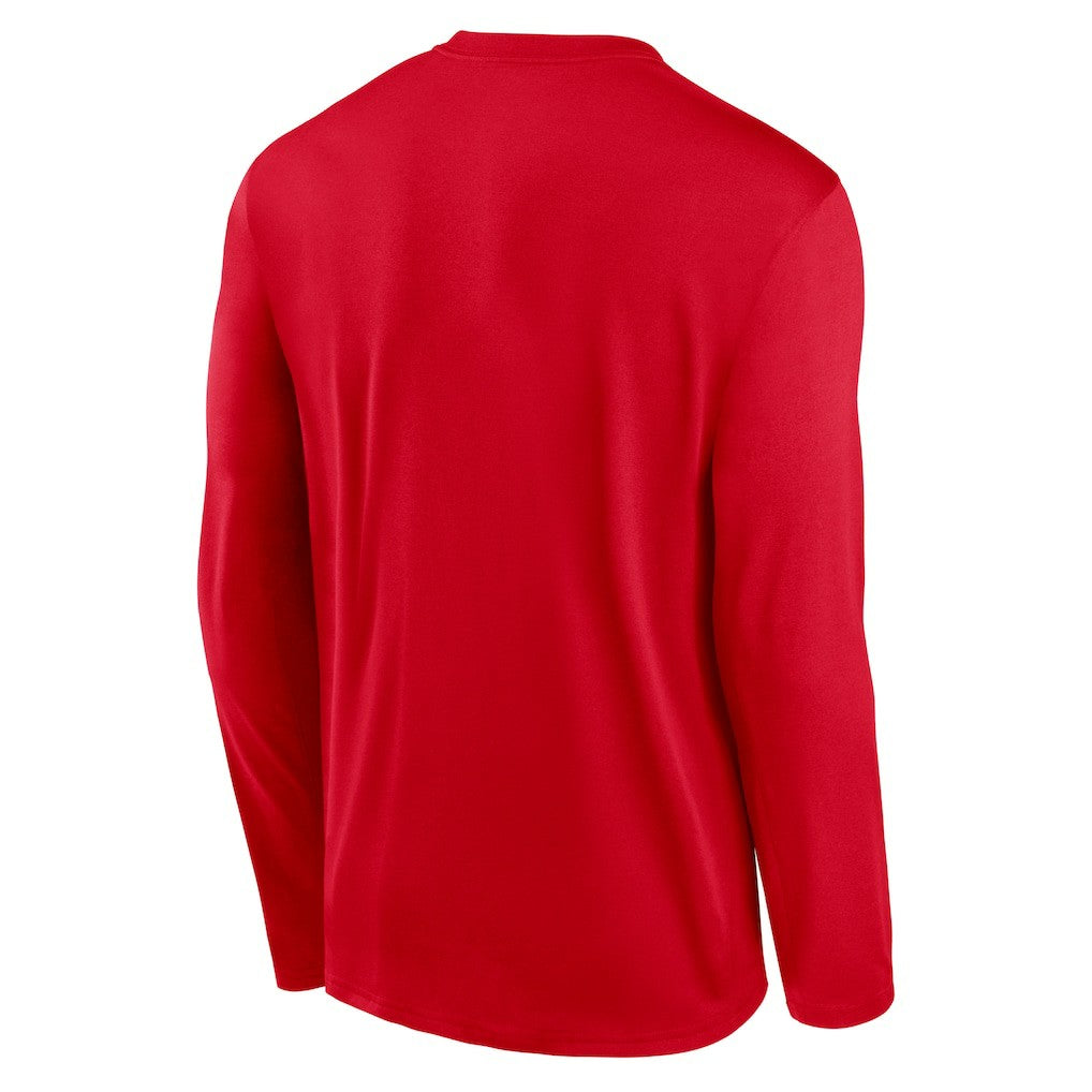Nike Kansas City Chiefs Primetime Legend Icon Performance Long Sleeve T-Shirt Red