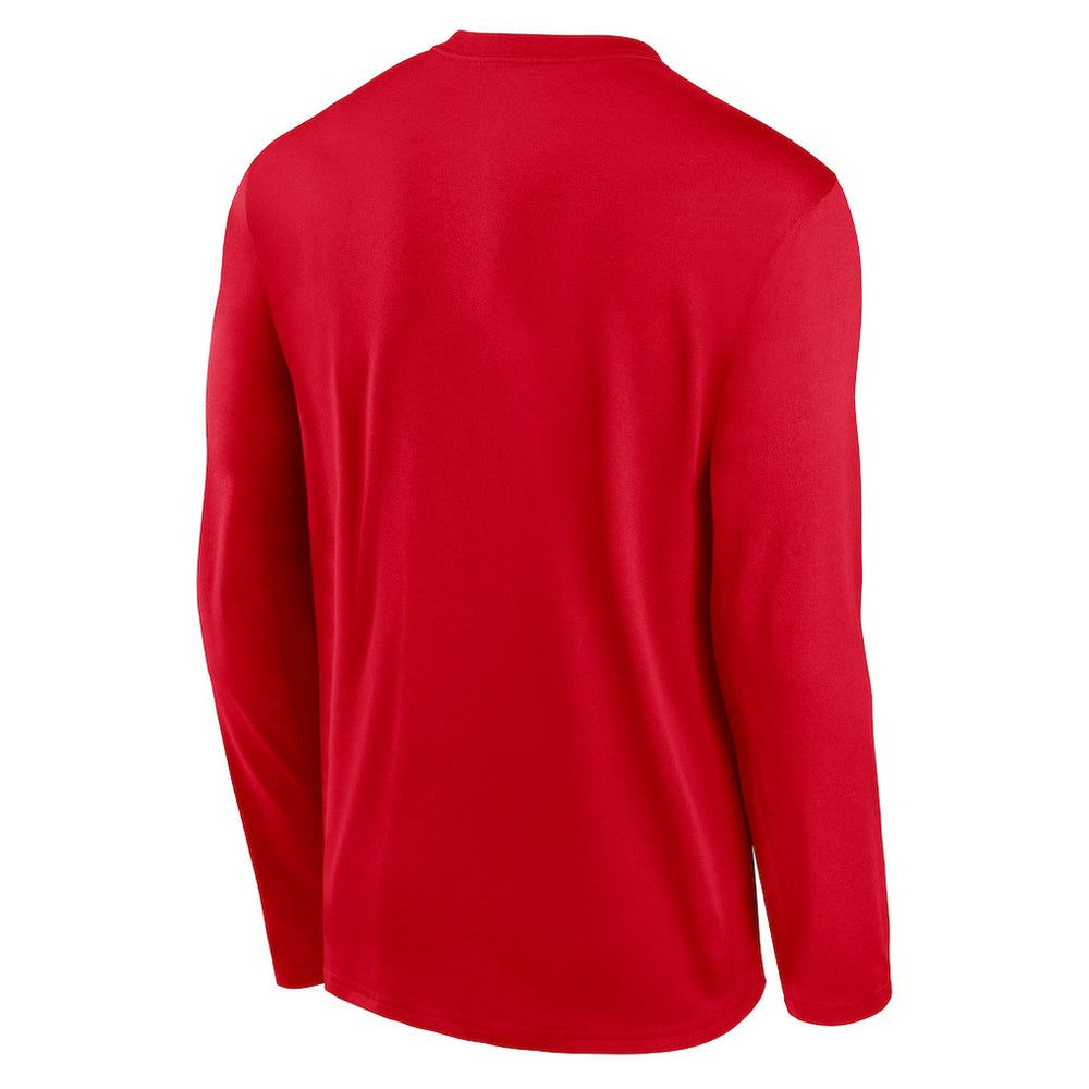 Nike Kansas City Chiefs Primetime Legend Icon Performance Long Sleeve T-Shirt Red