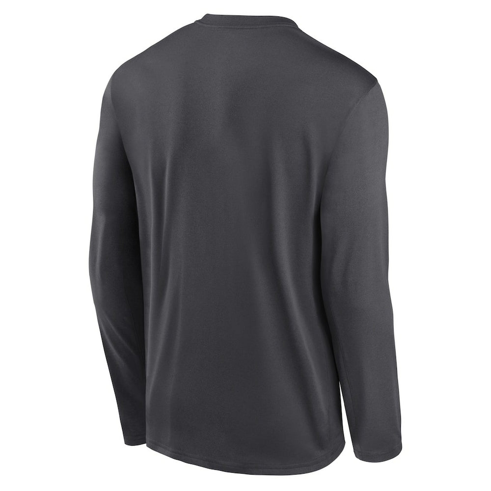 Nike New York Giants Primetime Legend Icon Performance Long Sleeve T-Shirt Anthracite