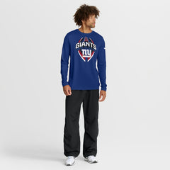 Nike New York Giants Primetime Legend Icon Performance Long Sleeve T-Shirt Royal